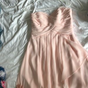 Wedding dress rose pink